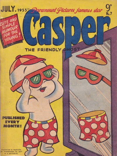 Casper the Friendly Ghost (ANL, 1955 series) #7 July 1955