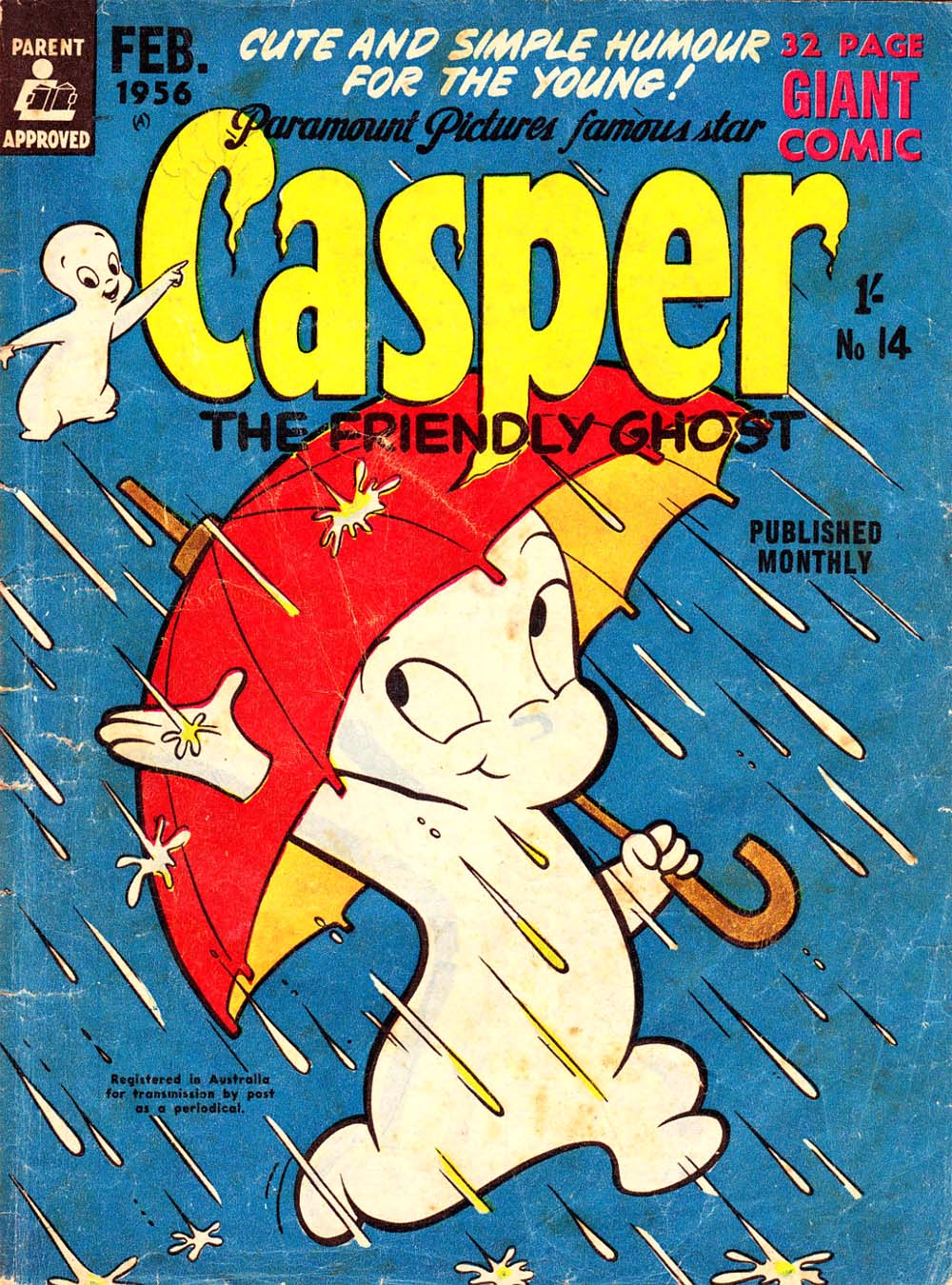 Casper the Friendly Ghost (ANL, 1955 series) #14 (February 1956)