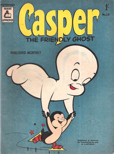 Casper the Friendly Ghost  #34 (November 1957)