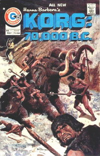 Korg: 70,000 B.C. (Charlton, 1975 series)  #1 (May 1975)