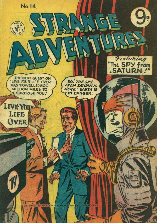 Strange Adventures (Colour Comics, 1954 series) #14 ([October 1955?])