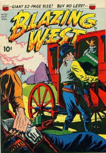 Blazing West (ACG, 1948 series) #12 July-August 1950