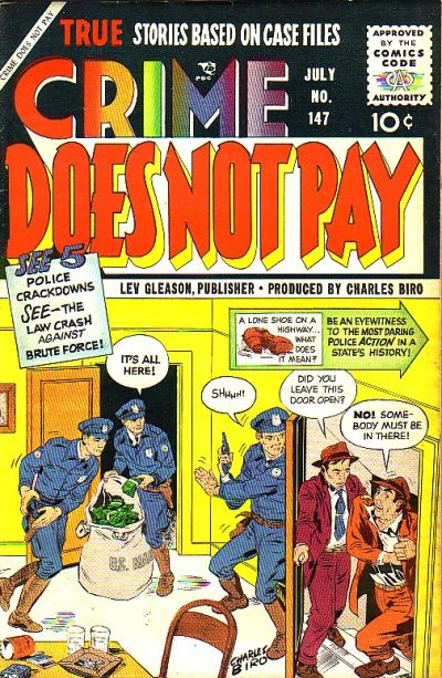 Crime Does Not Pay  #147 (July 1955)