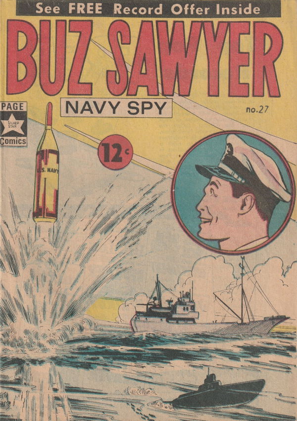 Buz Sawyer (Yaffa/Page, 1966 series) #27 ([June 1966]) —Buz Sawyer Navy Spy