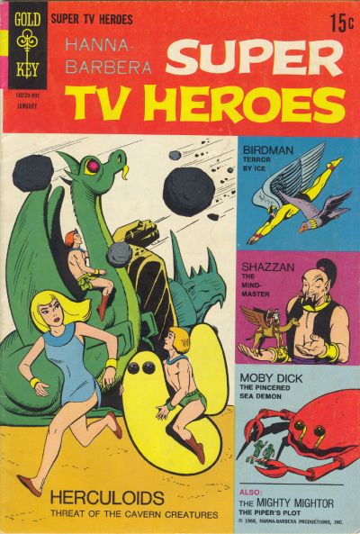Hanna-Barbera Super TV Heroes (Western, 1968 series) #4 (January 1969)
