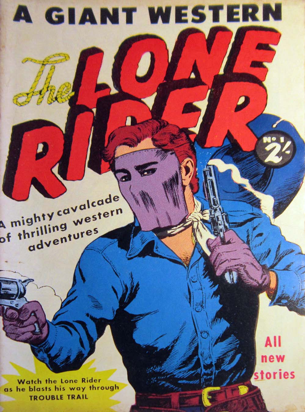 The Lone Rider (Horwitz, 1960? series) #1 — A Giant Western ([1960?])