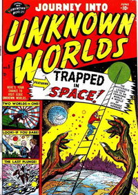 Journey into Unknown Worlds (Western [Atlas/Marvel], 1951 series)  #5 (June 1951) — Trapped in Space!