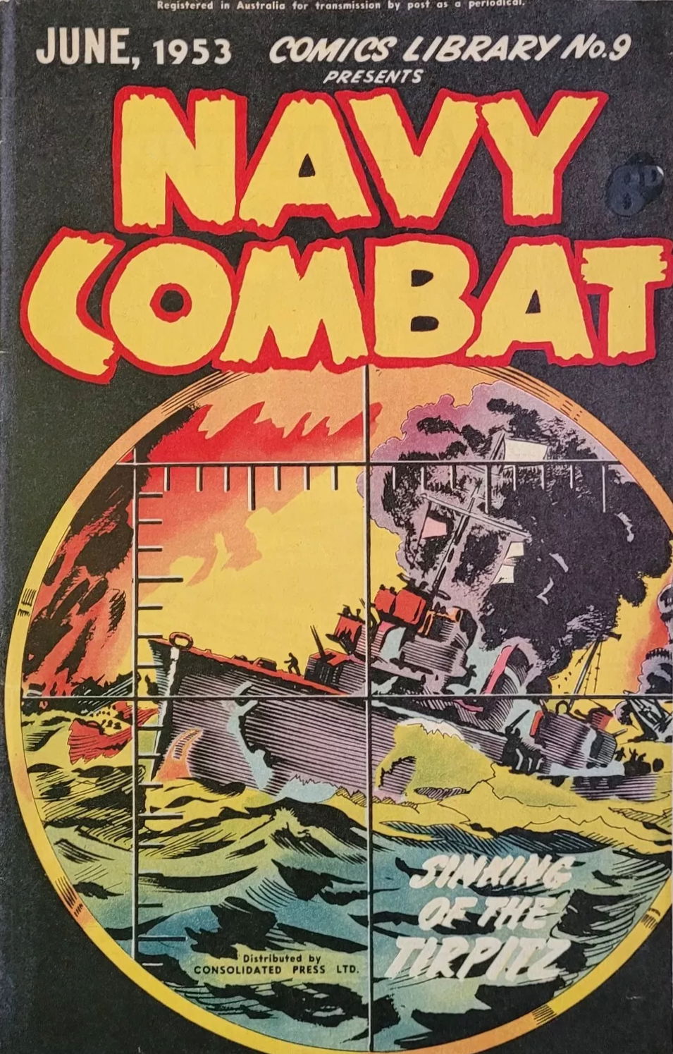 Comics Library (Red Circle, 1952 series) #9 — Navy Combat (June 1953)