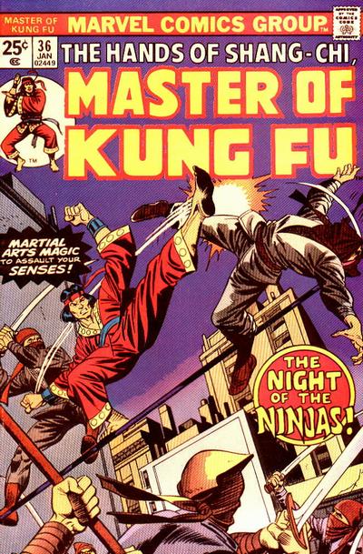 Master of Kung Fu  #36 (January 1976)