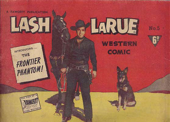 Lash LaRue Western Comic (Cleland, 1951 series) #5 ([October 1951?])