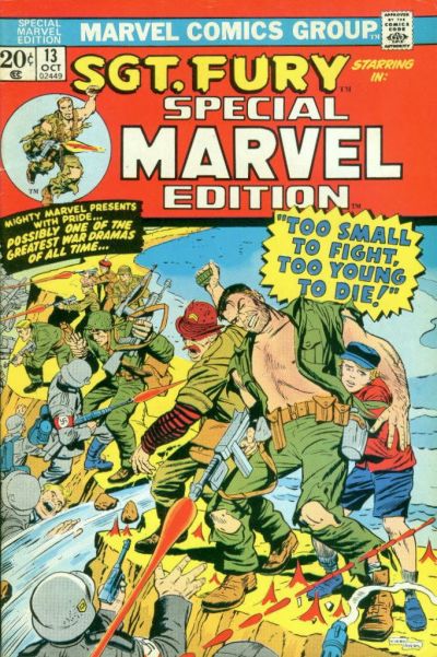 Special Marvel Edition (Marvel, 1971 series) #13 (October 1973)