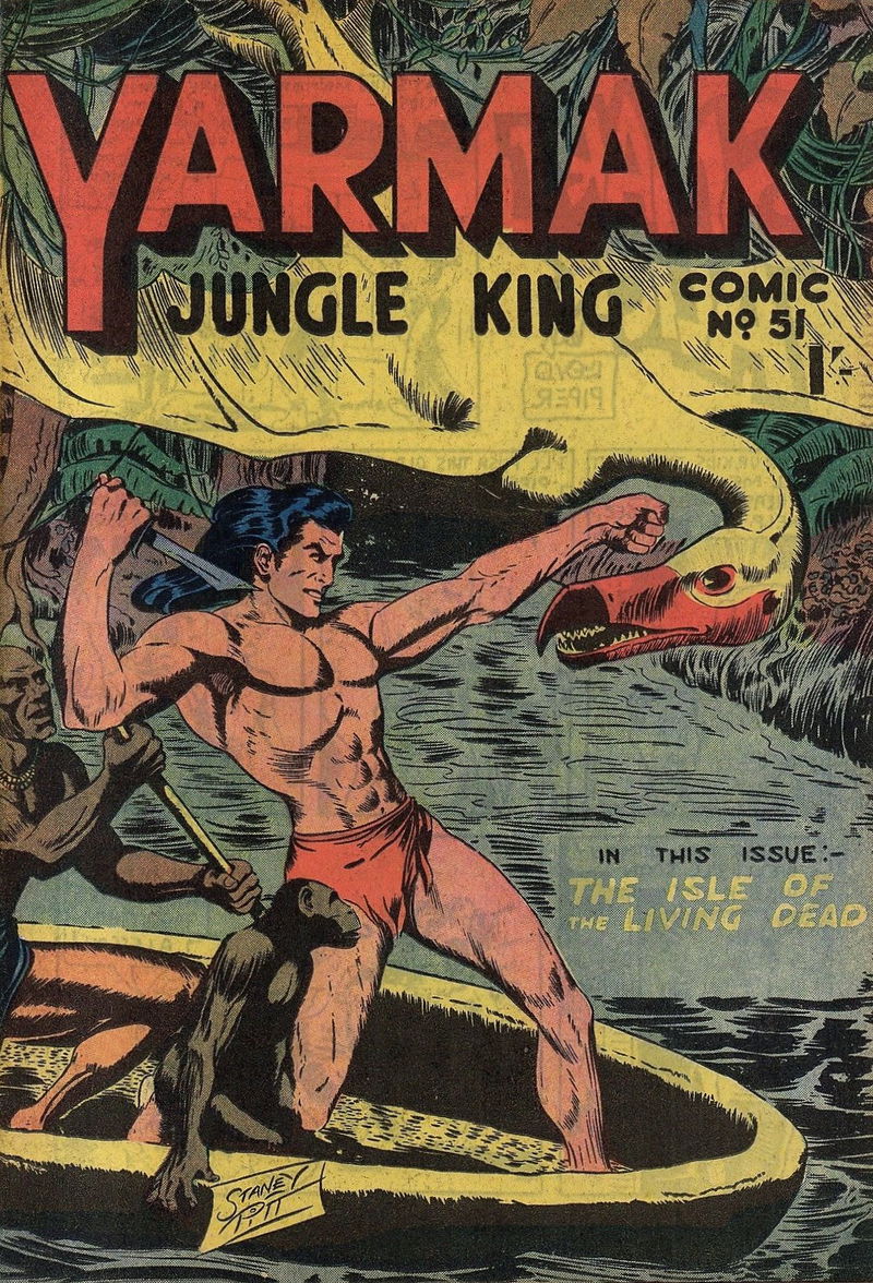 Yarmak Jungle King Comic (Youngs, 1949 series) #51 ([January 1954?])