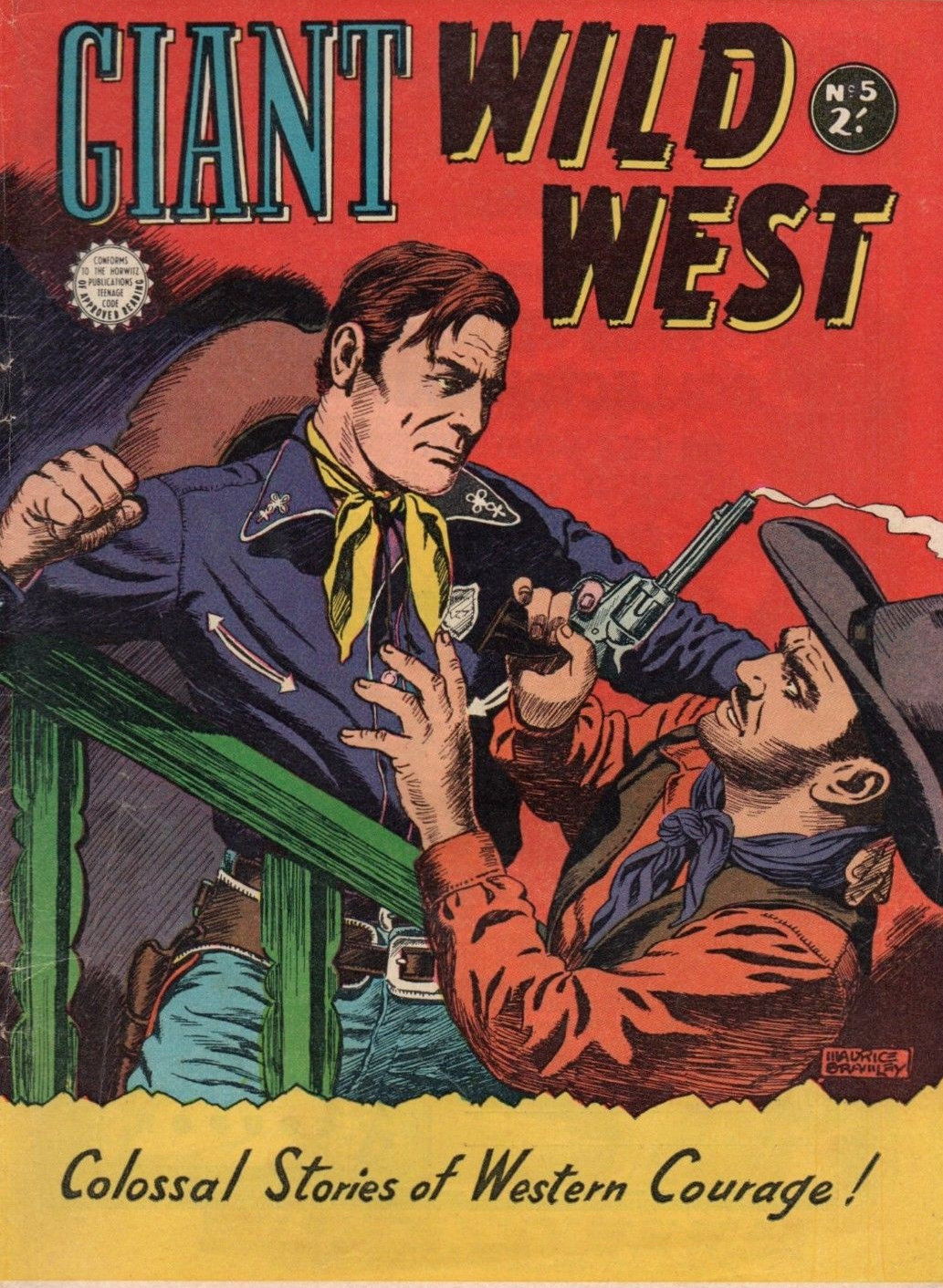 Giant Wild West (Horwitz, 1957? series) #5 ([May 1957?])