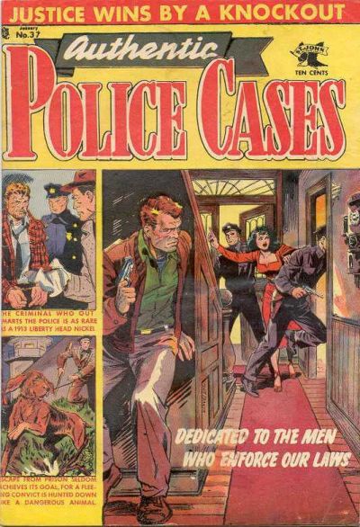 Authentic Police Cases  #37 (January 1955)