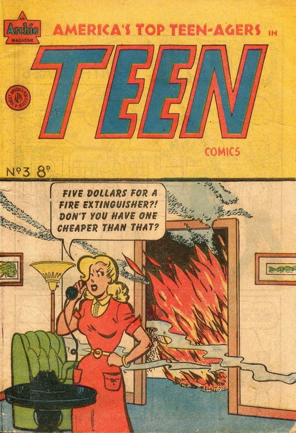 Teen Comics (HJ Edwards, 1952 series) #3 ([August 1952?])