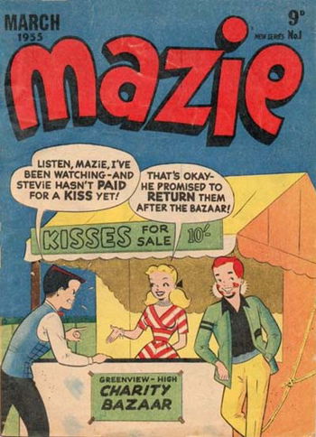 Mazie (Magman, 1955 series) #1 (March 1955)