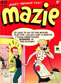 Mazie (Magman, 1955 series) #2 May 1955