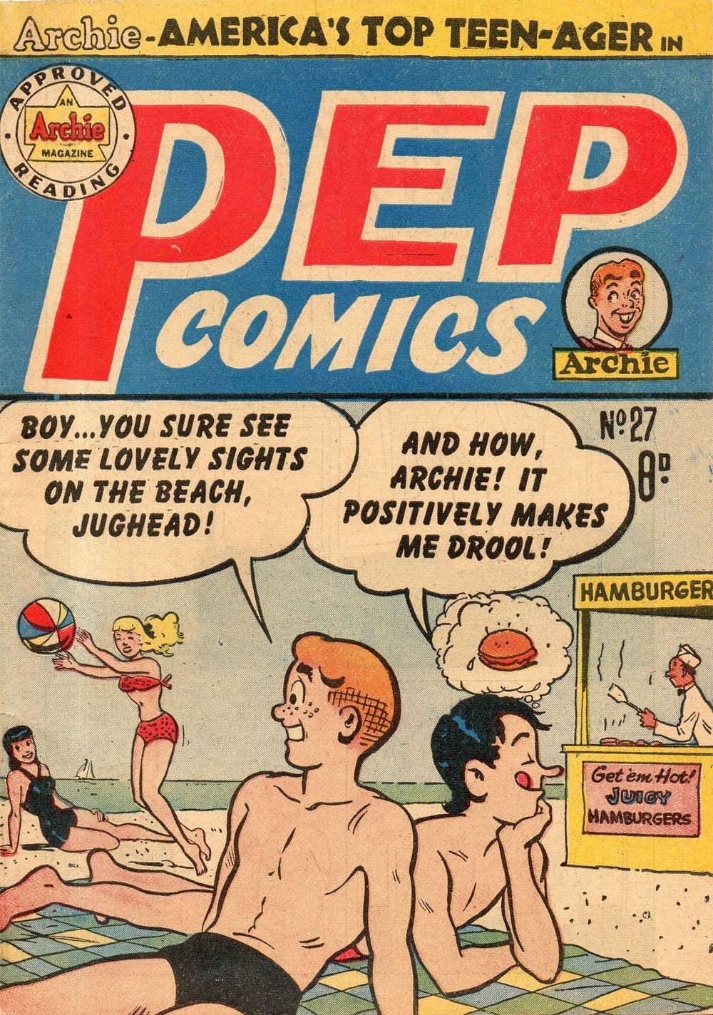 Pep Comics (HJ Edwards, 1951 series) #27 ([June 1953?])