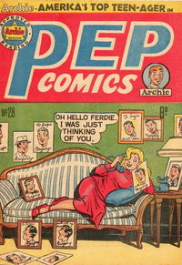 Pep Comics (HJ Edwards, 1951 series) #28 [July 1953?]