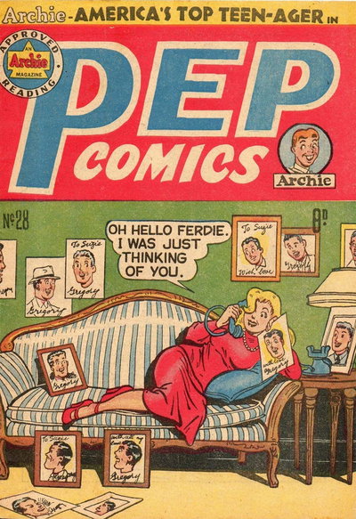 Pep Comics  #28 ([July 1953?])