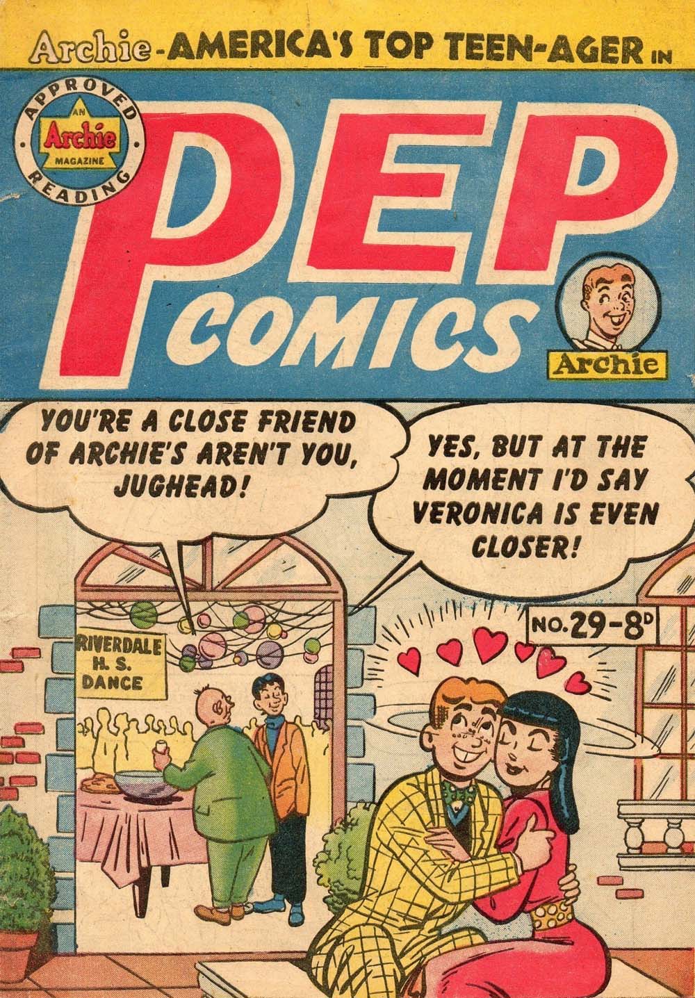 Pep Comics (HJ Edwards, 1951 series) #29 ([August 1953?])