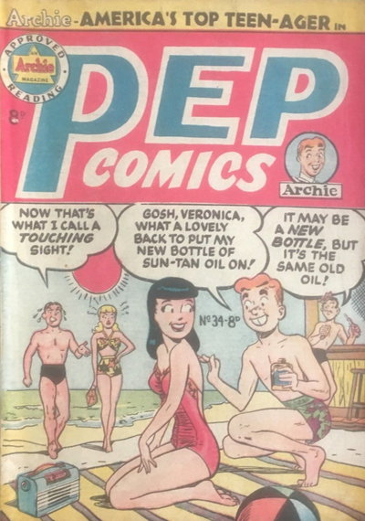 Pep Comics  #34 ([January 1954?])