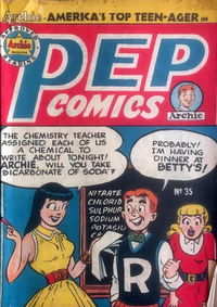 Pep Comics (HJ Edwards, 1951 series) #35 [February 1954?]