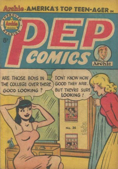 Pep Comics (HJ Edwards, 1951 series) #36 ([March 1954?])