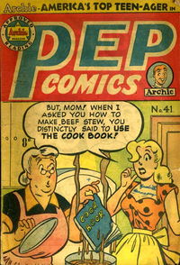 Pep Comics (HJ Edwards, 1951 series) #41 [August 1954?]