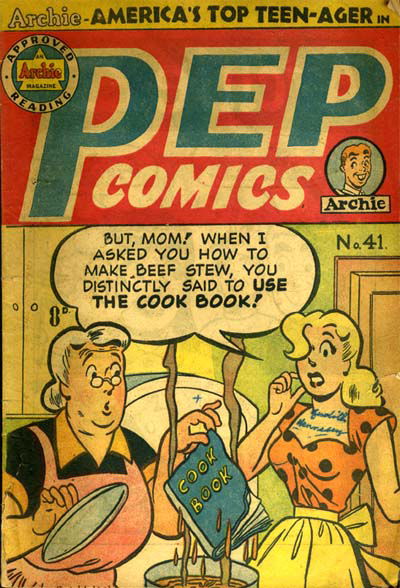 Pep Comics (HJ Edwards, 1951 series) #41 ([August 1954?])