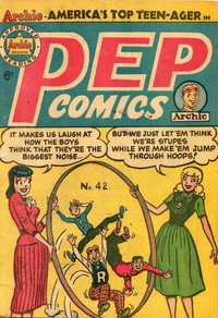 Pep Comics  #42 ([September 1954?])