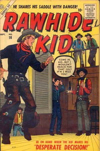 The Rawhide Kid (Marvel, 1960 series) #16 (September 1957)