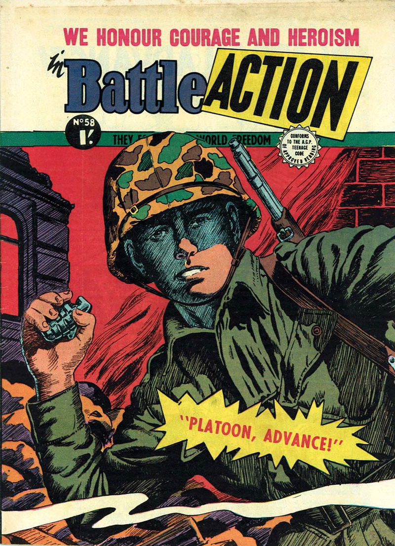 Battle Action (Horwitz, 1954 series) #58 ([May 1959?])