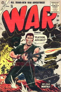 War Comics (Atlas [Marvel], 1950 series) #34 April 1955