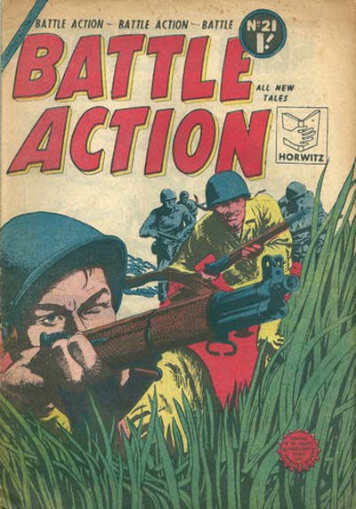 Battle Action (Horwitz, 1954 series) #21 [April 1956?]