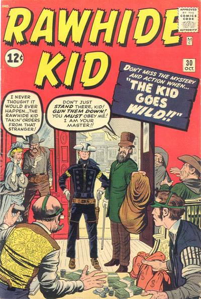 The Rawhide Kid (Marvel, 1960 series) #30 (October 1962)