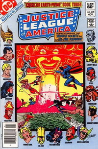 Justice League of America (DC, 1960 series)  #208 (November 1982) — Crisis on Earth-Prime! [Book Three]