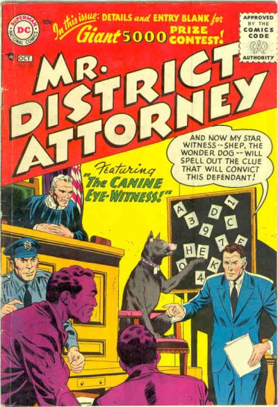 Mr. District Attorney (DC, 1948 series) #53 (September-October 1956)