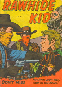 Rawhide Kid  #41 (August 1971)