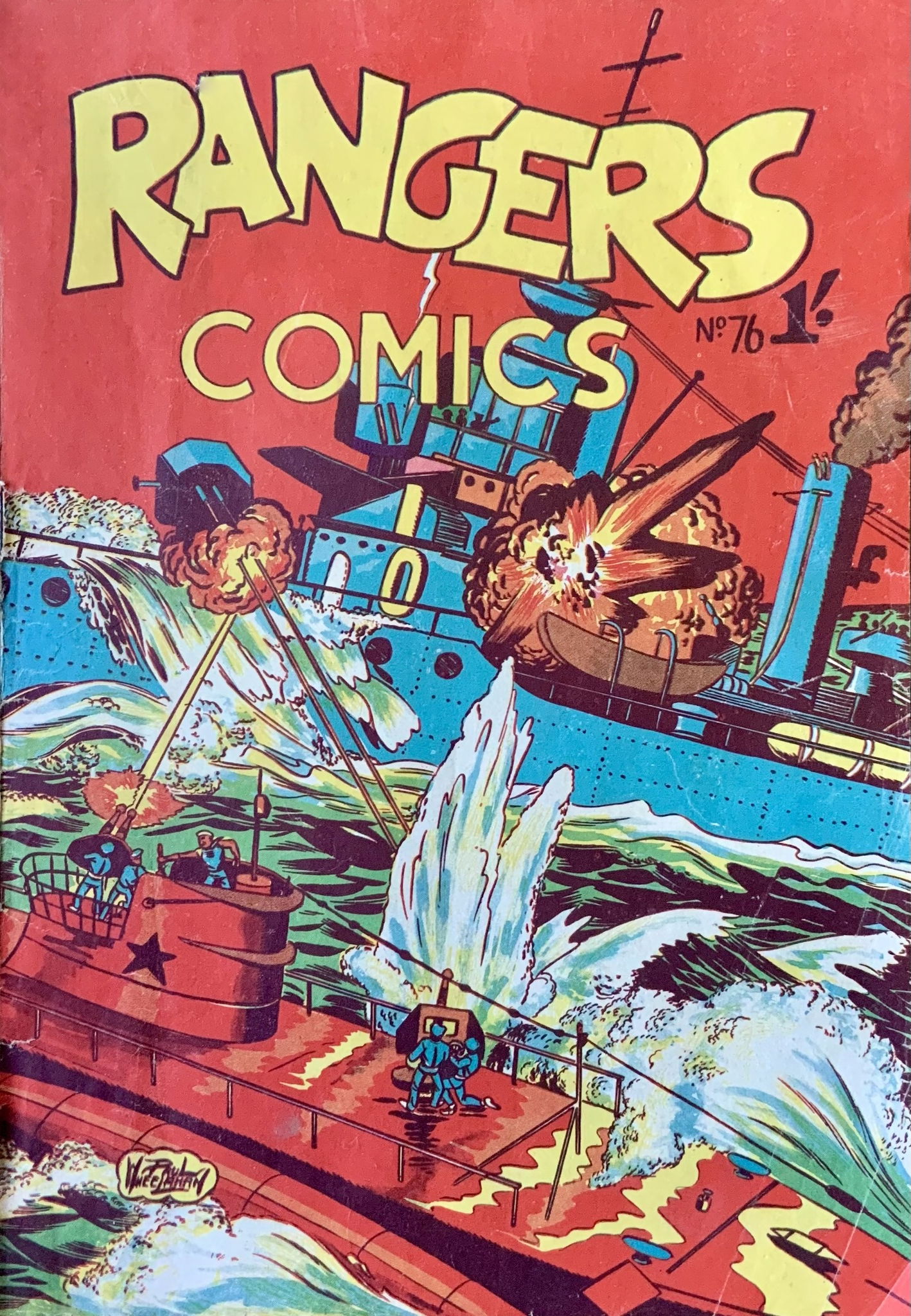 Rangers (Action Comics, 1954 series) #76 ([March 1957?])