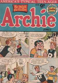 Archie Comics (Archie, 1956 series)  #13 ([1957?])