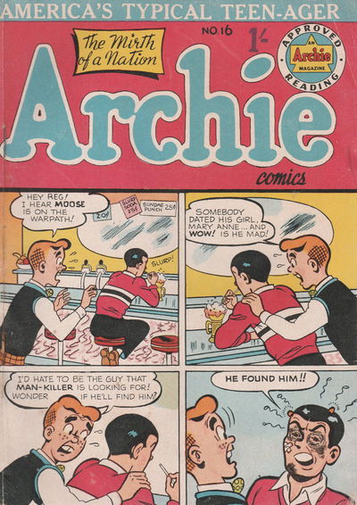 Archie Comics (Archie, 1956? series) #16 [1957?]