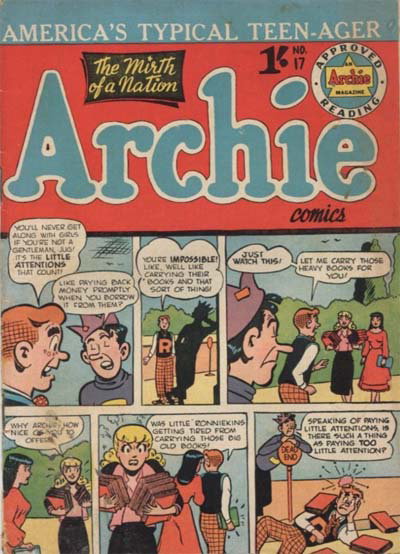 Archie Comics  #17 ([November 1957?])