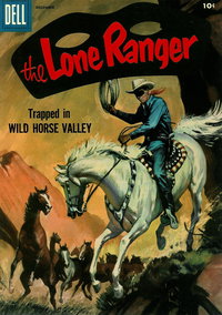 The Lone Ranger (Dell, 1948 series)  #102 (December 1956) — Trapped in Wild Horse Valley