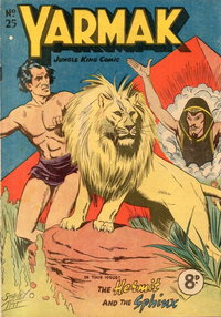 Yarmak Jungle King Comic (Youngs, 1949 series)  #25 ([November 1951]) — The Hermit and the Sphinx