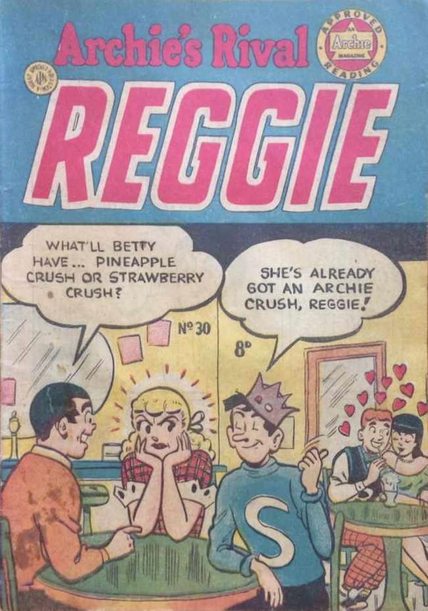 Archie's Rival Reggie (HJ Edwards, 1951? series) #30 [May 1954?]