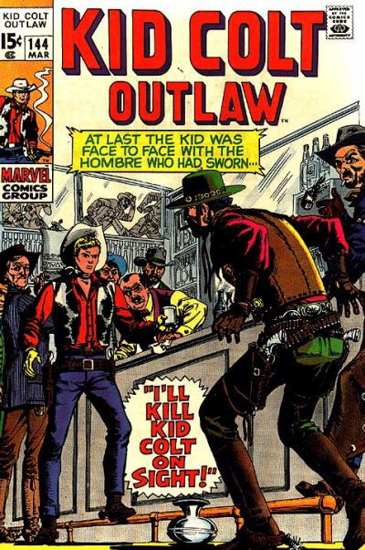 Kid Colt Outlaw (Marvel, 1949 series) #144 March 1970