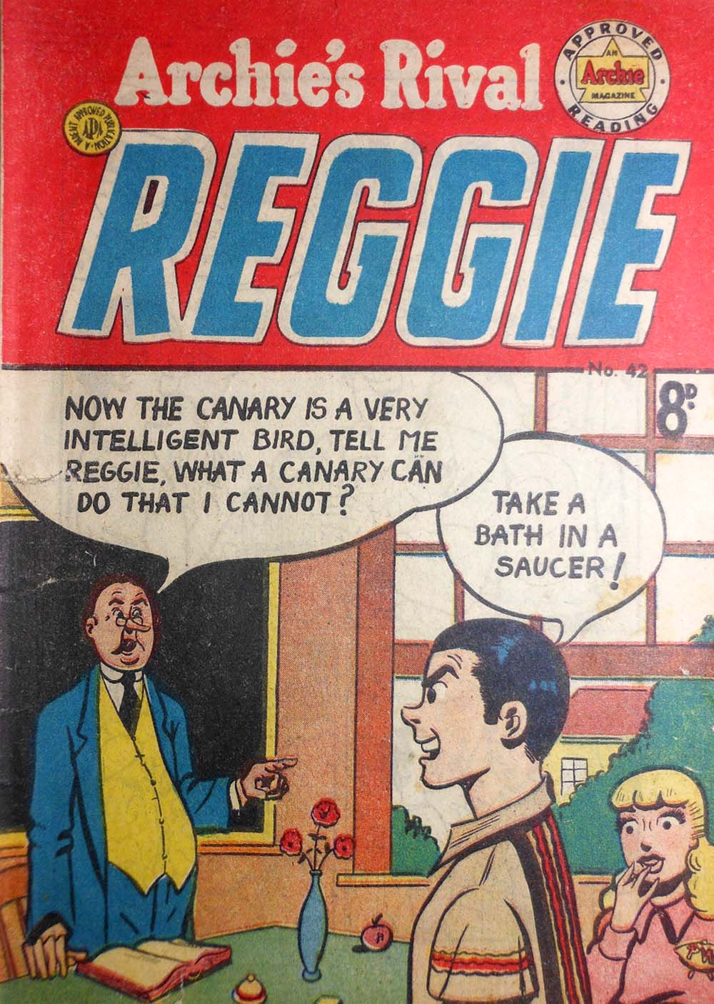 Archie's Rival Reggie (Archie, 1954? series) #42 ([May 1955?])
