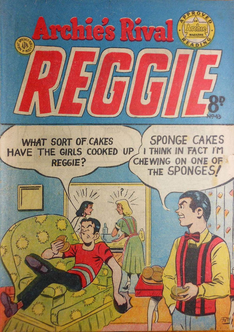Archie's Rival Reggie (Archie, 1954? series) #43 ([June 1955?])