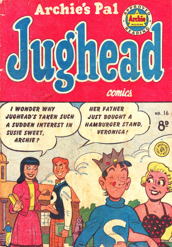 Archie's Pal Jughead Comics (HJ Edwards, 1950? series) #16 ([May 1952?])